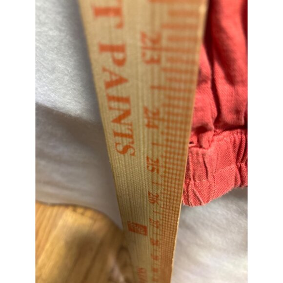 Nicole Miller Womens Linen Cargo Jogger Pants US-S Red - Picture 8 of 11